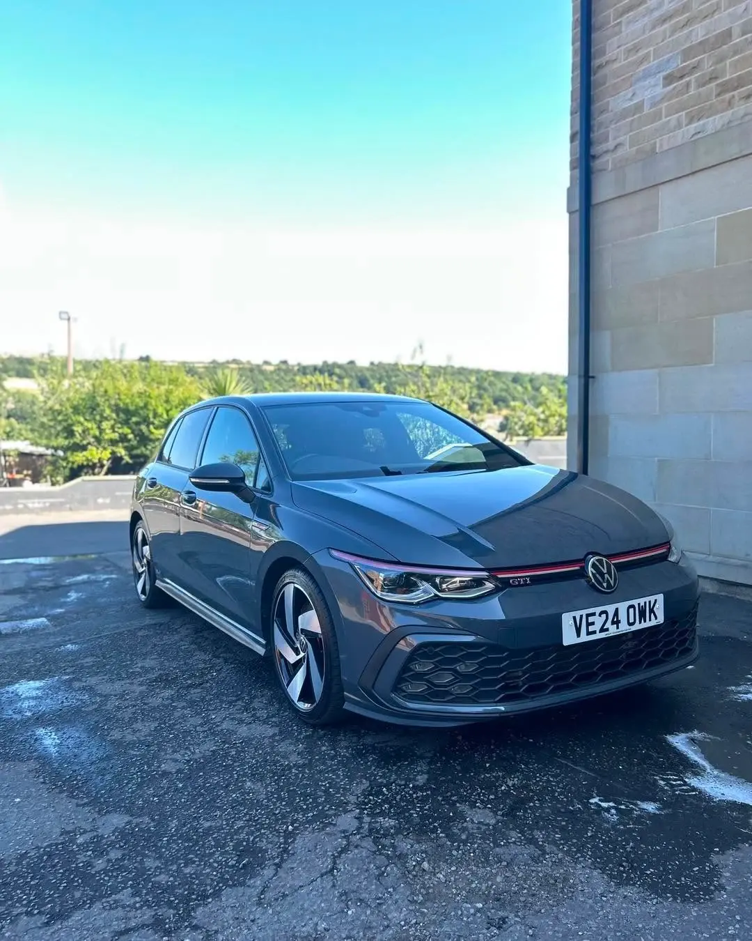 Clean Volkswagen with detailed alloy wheels